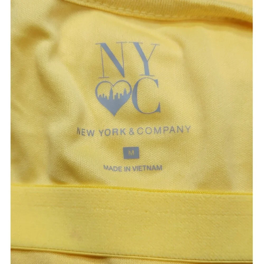 New York & Company yellow halter